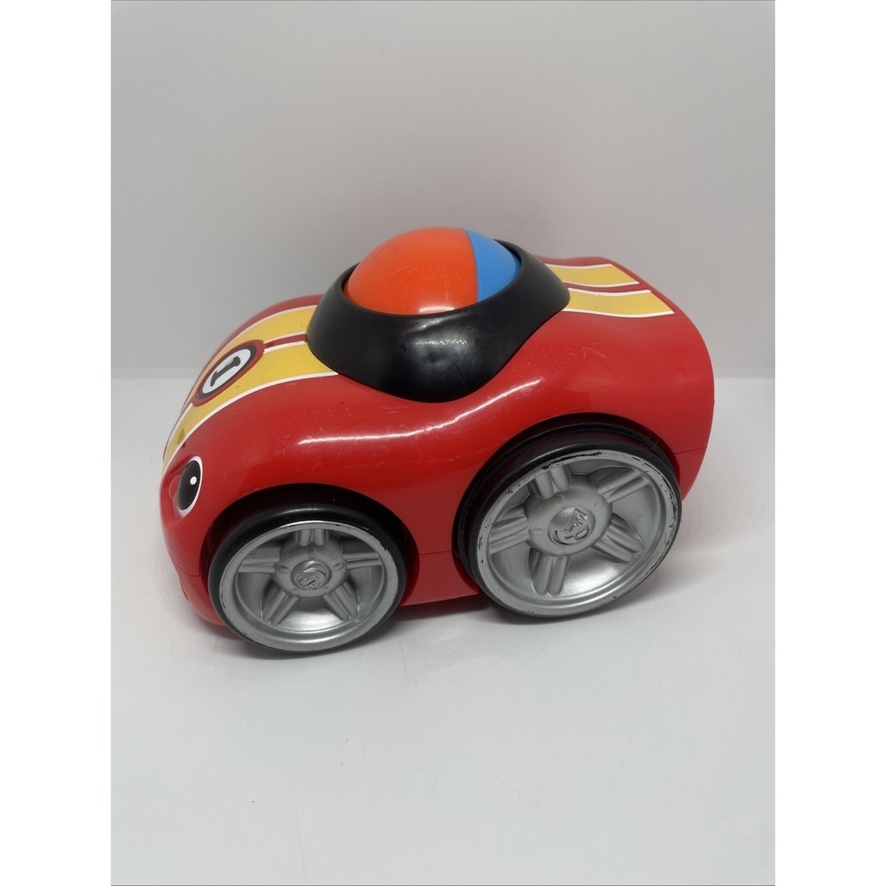 Fisher Price Lil' Zoomers Shake and Crawl Racer Red Car Rattle Baby